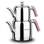 Korkmaz A189-01 Riva Rosa Çaydanlık Takımı