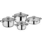 Korkmaz A1968 Aqua Çelik Tencere Seti 8 Parça