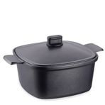 Korkmaz A2583 Casterra Kare 28x28x12,5 cm Döküm Tencere