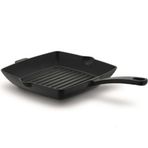 Korkmaz A2848 Casta Kare Grill Döküm 30x30 cm Siyah Tava