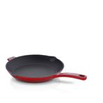 Korkmaz A2935-1 Casta 20x20 cm Kırmızı Yuvarlak Grill Döküm Tava