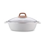 Korkmaz A2981 24x6,5 cm Gusto Seramik Kısa Tencere