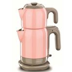 Korkmaz A369-02 Demtez Pembe-Gri Çay Makinesi