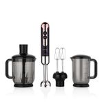 Korkmaz A447-15 Mia Mega Siyah-Rose Gold Blender Seti