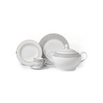 Korkmaz A8041Bianca Collection 86 Parça Yuvarlak Yemek Takımı