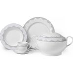 Korkmaz A8047 Bianca Collection 86 Parça Yuvarlak Yemek Takımı