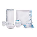 Korkmaz A8572 Link Collection 28 Parça 6 Kişilik Kare Kahvaltı Takımı