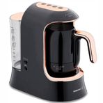 Korkmaz A862-04 Kahvekolik Deluxe Siyah/Rosegold Türk Kahvesi Makinesi