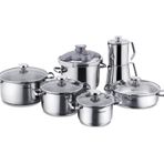 Korkmaz Aqua 14 Parça Hiper Set Gri