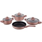 Korkmaz Bella Granit Rosegold 7 Parça 20 cm Tencere Seti