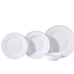 Korkmaz Country Collection Platin 60 Parça Yemek Takımı