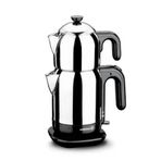 Korkmaz Demtez Inox/Siyah Elektrikli Çaydanlık 1.6 lt A369 503444