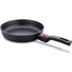 Korkmaz Fine-Cast 24 cm Gri Granit Pratik Grill Tava