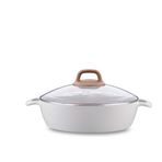 Korkmaz Gusto 24x6.5 cm Seramik Kısa Tencere
