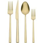 Korkmaz Lora Satin Gold 24 Parça Çatal Kaşık Bıçak Seti