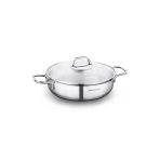Korkmaz Perla 3 Litre Basık Pilav Tenceresi A1658 24X6,5 Cm