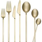 Korkmaz Sakura Satin Gold 84 Parça Çatal Kaşık Bıçak Takımı
