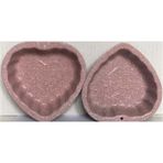 Korkmaz Torta Mini Kalp Kek Kalıbı 2li Set Granit Kaplama 12x3 cm Fırın ve Bulaşık Makinesi Uyumlu