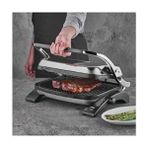 Korkmaz Tostkolik Orjinal 1800 Watt Döküm Tost Makinesi Granit Yüzey ile Kolay Temizlik ve Kullanım - Inox - Siyah