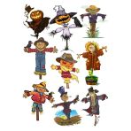 Korkuluk Sticker Set 2 9 Parça Telefon, Tablet, Defter, Laptop Sticker