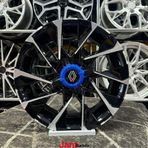 Kormetal 17" (İnç) 4X100 Clio 6 Uyumlu Techno Esprit Alpine Siyah Elmas Kesim Jant Modeli 4 Adet