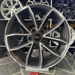 Kormetal 17" (İnç) 5X112 Golf Leon Jetta Uyumlu Gun Metal Elmas Kesim Jant Modeli Volkswagen Seat Skoda Audi