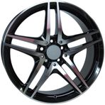 Kormetal 19 inç 5*112 ET48 Parlak Siyah Jant Takımı (J-5339) (Default Title)