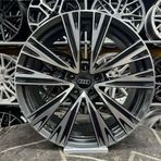 Kormetal 20 İnç 5X112 Audi A4 A6 A8 Uyumlu Siyah Elmas Kesim Jant (4 Adet)