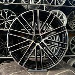 Kormetal 21 İnç 5X130 Porsche Cayenne Taycan Uyumlu Siyah Elmas Kesim Jant
