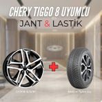 Kormetal Chery Tiggo8 Uyumlu NOKIAN235/55R18 Kış Lastiği 4 Adet YILI:2024+DY898 Bd 18"jant 4 Adet
