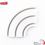 Korniş Dönüşü 3''Lü Üçlü 90° Derece L Dönüş Köşe Beyaz (532583639)
