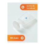 Kornişsan 100 Adet Raymatik Yuvarlak Beyaz
