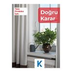Kornişsan 3 Raylı 125 Cm Perde Korniş Beyaz