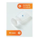 Kornişsan 30 Adet Raymatik Yuvarlak Beyaz