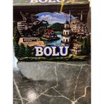 Köroğlu Gölcük Temalı Bolu Magneti Ahşap Dekoratif Magnet 9 cm