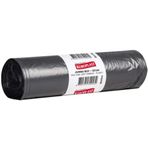 Koroplast 10 Adet 80x110 cm Kolide 20 Paket Eko Endüstriyel Jumbo Boy Siyah Çöp Poşeti