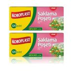 Koroplast 24x38 cm 120'li Orta Boy Saklama Poşeti
