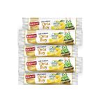 Koroplast Ekstra Güçlü 15'li 55x60 cm Limon Büzgülü Orta Boy Çöp Poşeti