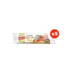 Koroplast Ekstra Güçlü Çilek Büzgülü Büyük Boy 10Lu Çöp Torbası X 5 Paket (65*70 Cm)