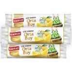 Koroplast Ekstra Güçlü Limon Büzgülü Orta Boy 15LI Çöp Torbası x 3 Paket 55X60CM