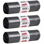 Koroplast Endüstriyel Siyah Büyük Boy 10'lu 65 x 80 cm x 3 Paket Çöp Torbası