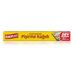 Koroplast Hazır Kesilmiş Pişirme Kağıdı 32 adet Dev Ekonomi 42x37 cm, Helal Sertifikalı, Fırında Tavuk, Et, Tatlı, Börek Pişirmek için Yüksek Isıya Dayanıklı Hazır Fırın Pişirme Kağıdı Yapışmaz Yanmaz