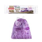 Koroplast Lavanta Kokulu Büyük Boy Büzgülü Çöp Poşeti 10'lu 65x70 cm, Kolay Bağlanır Kokulu Büzgülü Büyük Boy Çöp Torbası, Sızdırmaz, Yırtılmaz, Geri Dönüştürülebilir Torba, Ekstra Güçlü Çöp Poşeti