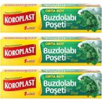 Koroplast Orta Boy Buzdolabı Poşeti 60 Lı 24X38CM (3X20 Adet)