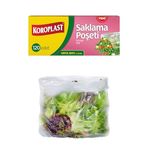 Koroplast Saklama Poşeti 120'li 24X38 Cm, Sızdırmaz & Dayanıklı, Hava Geçirmez, Geri Dönüştürülebilir Saklama Torbası, Mutfak, Dondurucu, Buzdolabı, Sos Ve Sıvı Yiyecekler, Seyahat, Piknik, Okul, Ofis