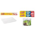 Koroplast Seti | Hazır Kesilmiş Pişirme Kağıdı 16 adet 42x37 cm, x1 + Küçük Boy Buzdolabı Poşeti Dev Ekonomi 160’lı, x1