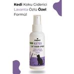 KorPet Kedi Ortam Koku Giderici Sprey - Ketex Doğal Lavanta & Bitkisel Formül (100 ML)