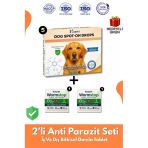 KorPet Köpek Iç Dış Anti Parazit Tüm Köpekler Için Bitkisel 5 Damla Ve 2 Tablet Paketi