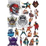 Korsan Sticker Set 6 20 Parça Telefon, Tablet, Defter, Laptop Sticker