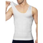 Korse Atlet Erkek – Jinekomasti Desteği, Göbek Toparlayıcı, Duruş Destekleyici | Elilom YUKKA (Beyaz, 2XL)